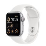 Apple Watch Series SE 2nd Gen 40mm Aluminum Case with White sports band