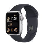 Apple Watch Series SE 2nd Gen 40mm Aluminum Case with Midnight sports band