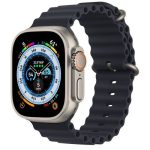 Apple watch 8 Ultra Titanium 49mm Case with Midnight Ocean Band - Image 3